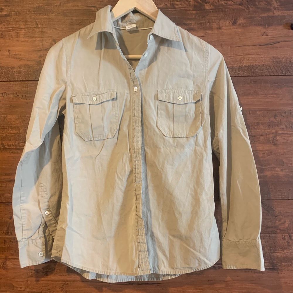 JCrew cargo shirt EUC XS